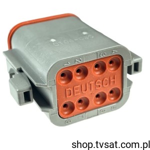 [2pcs] DT06-08S To-Wire 8 Housing for Male TO-WIRE DEUTSCH