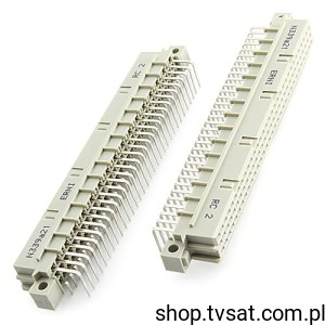 [2szt] 284259 Connector 2 x 32 Pin THT ERNI