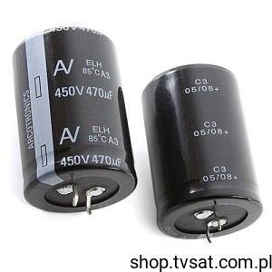 [2szt] ELH477M450AT6AA 470uF 450V Electrolytic SNAP-IN ARCOTRONIC