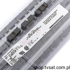 [4szt] 5103310-3 Connector HDR 2 x 8 Pin Header THT TYCO
