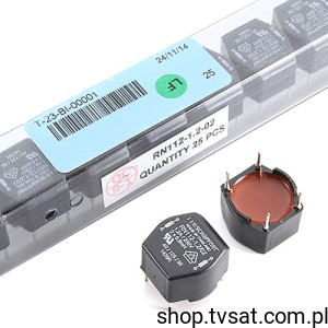 [5szt] RS514-1-02 Choke Inductor 250 VAC 1 A 480 uH RS THT SCHAFFNER
