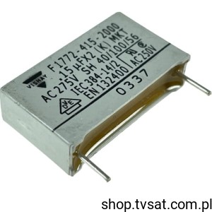 [40szt] F17724152000 MKT 150nF 275VAC X2 10% R22.5 VISHAY