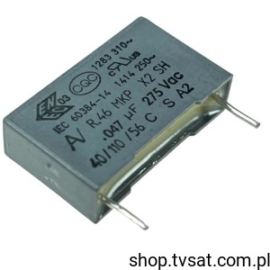 [50szt] R46KI247000H1M MKP 47nF 275V 20% R=15.0 R15.0 KEMET