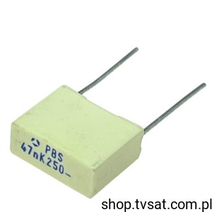 [50szt] MKT-47nF-K-250Vdc MKT 47nF 250Vdc 10% R=10.0 R10.0 THCSF