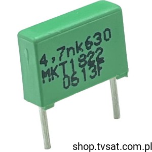 [50szt] MKT1822247635 MKT 4.7nF 630V 10% R10.0 VISHAY