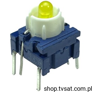 [4szt] 3FTL645 Switch with Yellow LED THT APEM