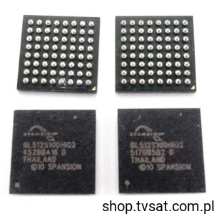 [2szt] S29GL512S10DHI02 512MBit Flash Memo SMD-BGA64 SPANSION