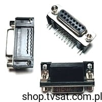 [3szt] 87135-1132 D-SUB Connector DB15 Horiz THT MOLEX