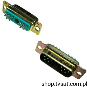 [3szt] 17DAM11W1P D-SUB Socket DB11 TO-WIRE AMPHENOL