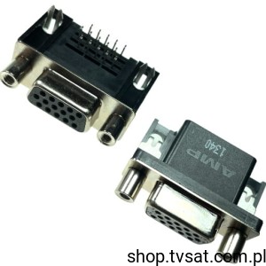 [4szt] 1734530-3 High Density D-SUB SKT 15 Pos 2.29mm THT TYCO