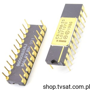 [1szt] C51C98-25 16kBit SRAM DIP22LCG INTEL USED